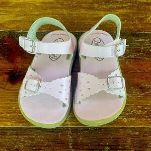 Footmates Eco-Ariel Waterproof Sandal, pink, size 6
